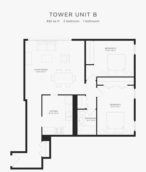 Tower Unit B at Eden Commons, Chicago